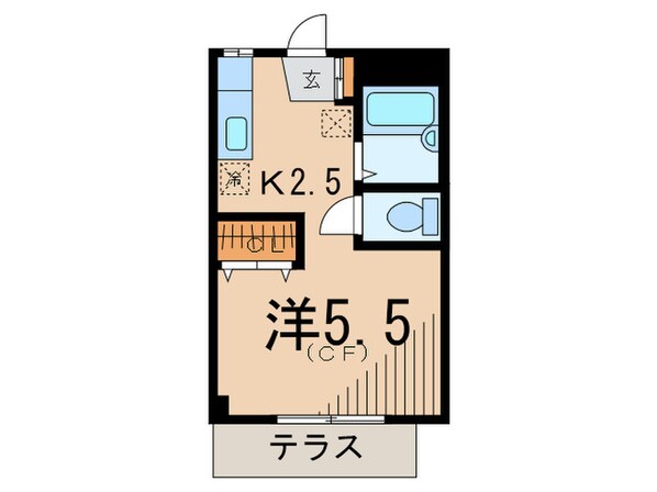 メゾンド・フロ－ラの物件間取画像